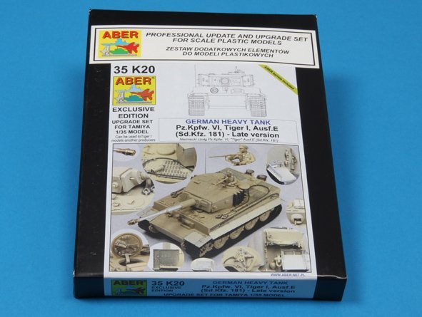 Aber 35K20 Pz.Kpfw. VI Ausf.E (Sd.Kfz.181) Tiger I – Late version 1/35 – imagen 10