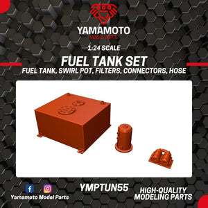 Yamamoto YMPTUN55 Fuel Tank + Swirl 1/24 – imagen 3