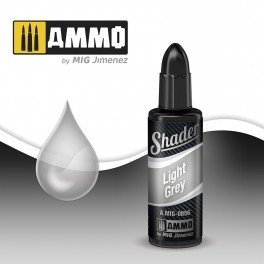 Ampo de Mig Jimenez A.MIG 0856 Gris clair Shader 10 ml