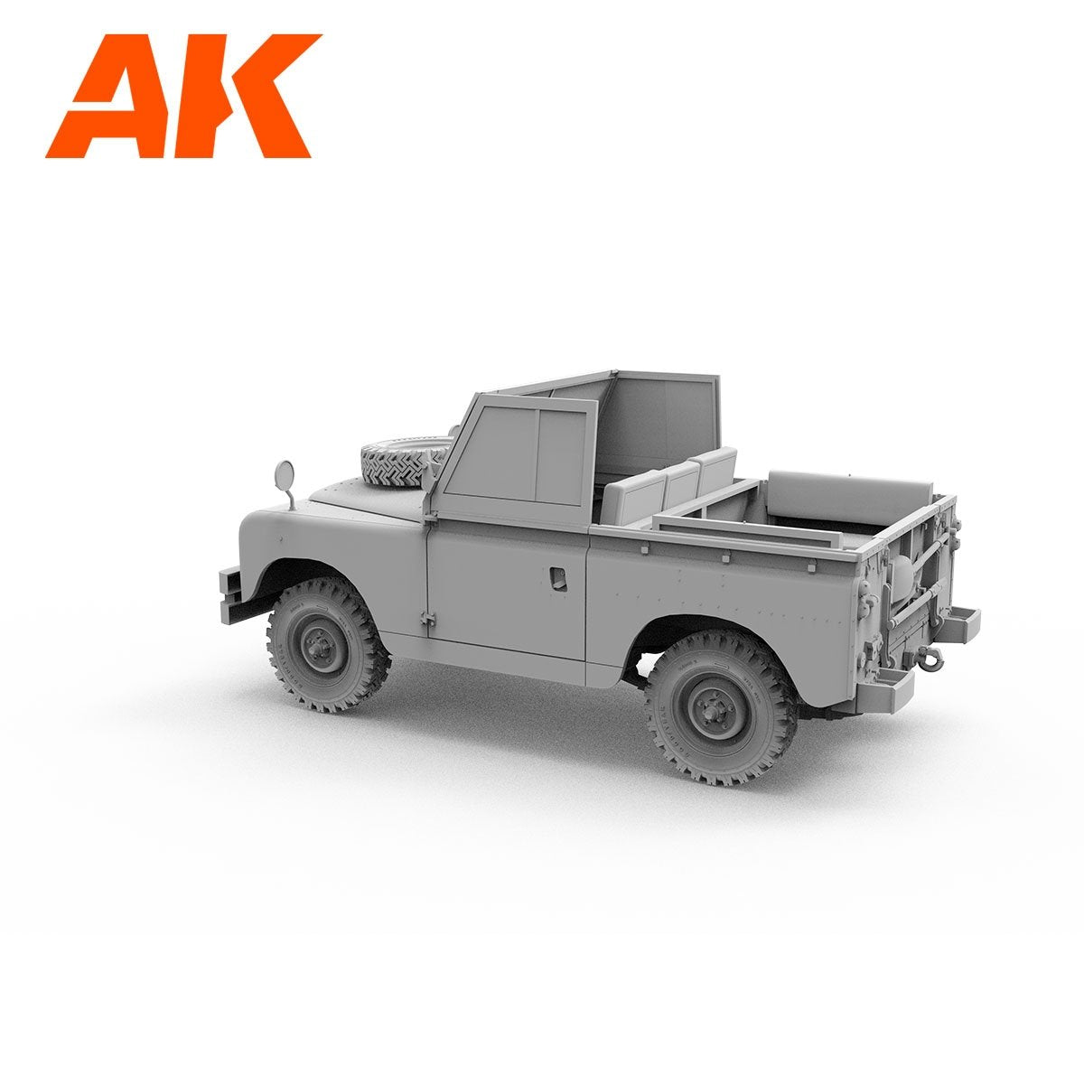 AK Interactive AK35012 LAND ROVER 88 SERIES IIA ROVER 8 1/35 – imagen 4
