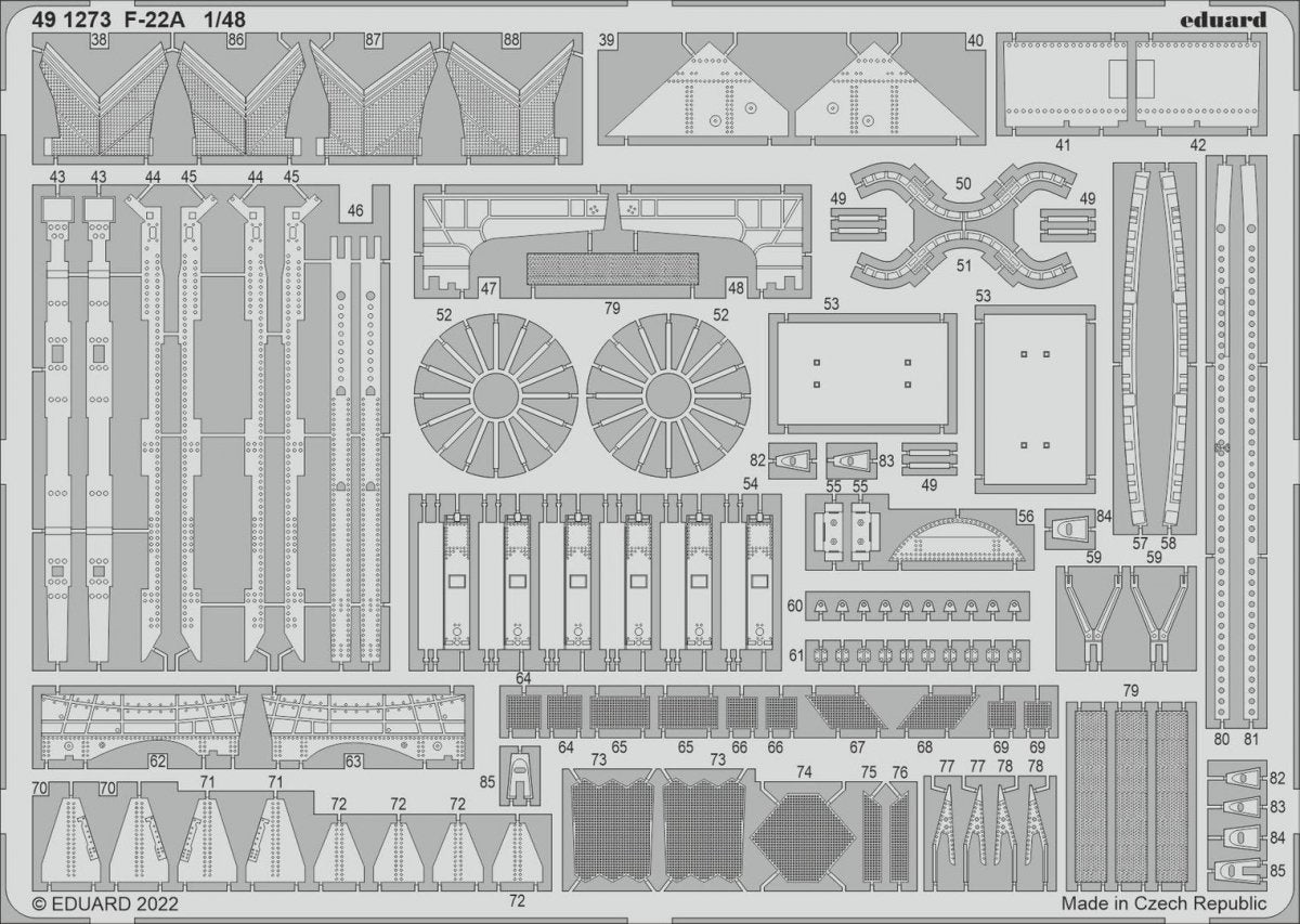 Eduard 491273 F-22A I LOVE KITS 1/48 – imagen 2