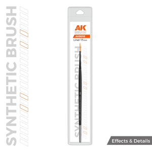 AK Interactive AKB018 AK SYNTHETIC BRUSH – LINER 17mm – imagen 2