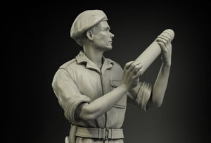 Panzer Art FI35-052 British RAC North Africa loading 75mm ammo soldier No.2 1/35 – zdjęcie 2
