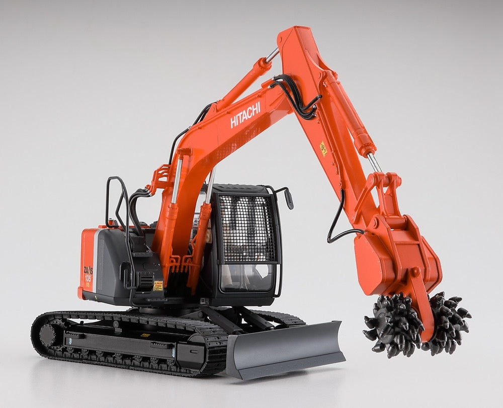 Hasegawa 66111 Hitachi Construction Machinery Excavator ZAXIS 135US Cutter Heads 1/35 – immagine 3