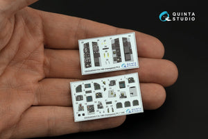 Quinta Studio QDS-48345 F/A-18B 3D-Printed &amp;amp; coloured Interior on decal paper (Hasegawa) (Small version) 1/48 – Bild 3