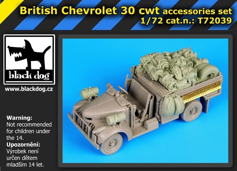Black Dog T72039 British Chevrolet 30 cwt accesories set for Dragon 1/72 – Bild 5