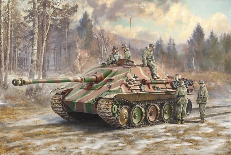 Italeri 6564 Sd.Kfz.173 JAGDPANTHER with winter crew 1/35