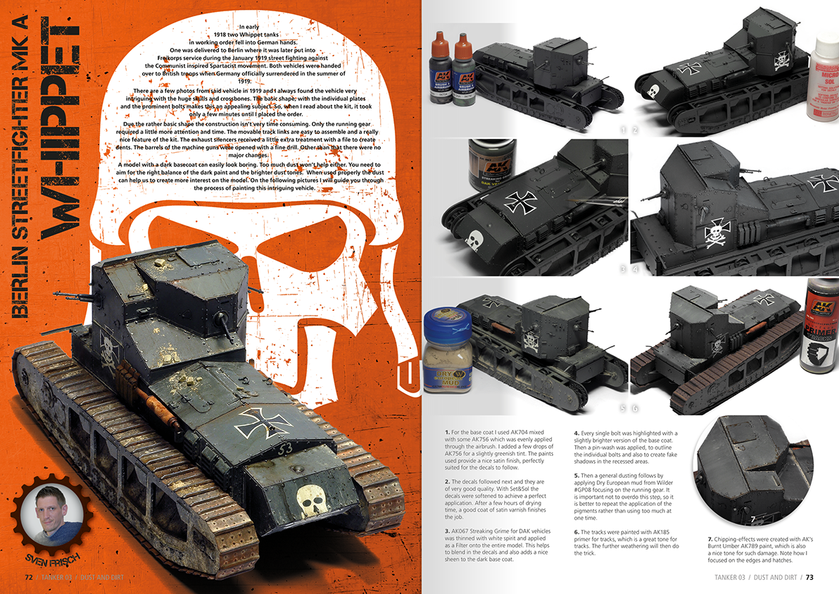 AK Interactive AK4817 TANKER 03: DUST AND DIRT (English) – immagine 3