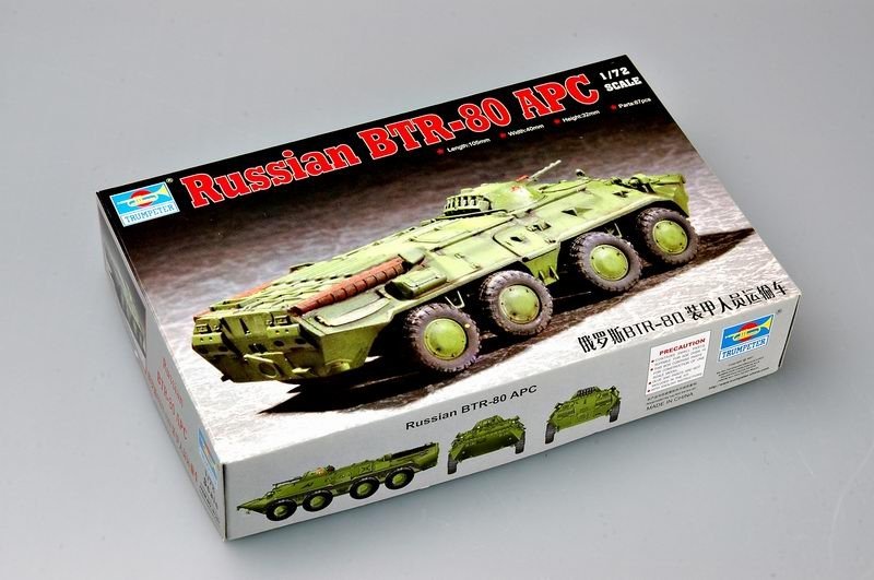 Trumpeter 07267 Russian BTR-80 Armoured Personnel Carrier 1/72 – Bild 2