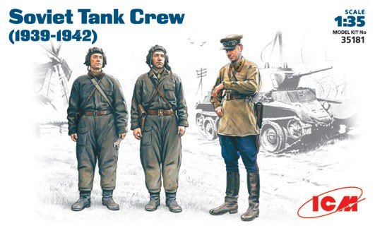 ICM 35181 Équipage de char soviétique 1939-1942 (1/35)