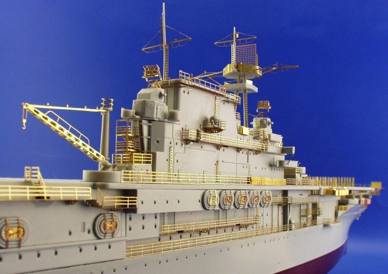 Eduard 53007 US Aircraft Carrier Hornet railings 1/350 Trumpeter – imagen 4