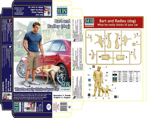 Master Box 24049 Bart and Radley (dog) 1/24 – Bild 2