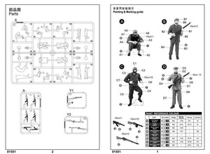 Trumpeter 01551 Russian T-62 Mod.1975 (Mod.1962+KTD2) – immagine 4