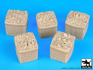 Black Dog D35015 Sandbag armored wall 1 1/35 – imagen 2