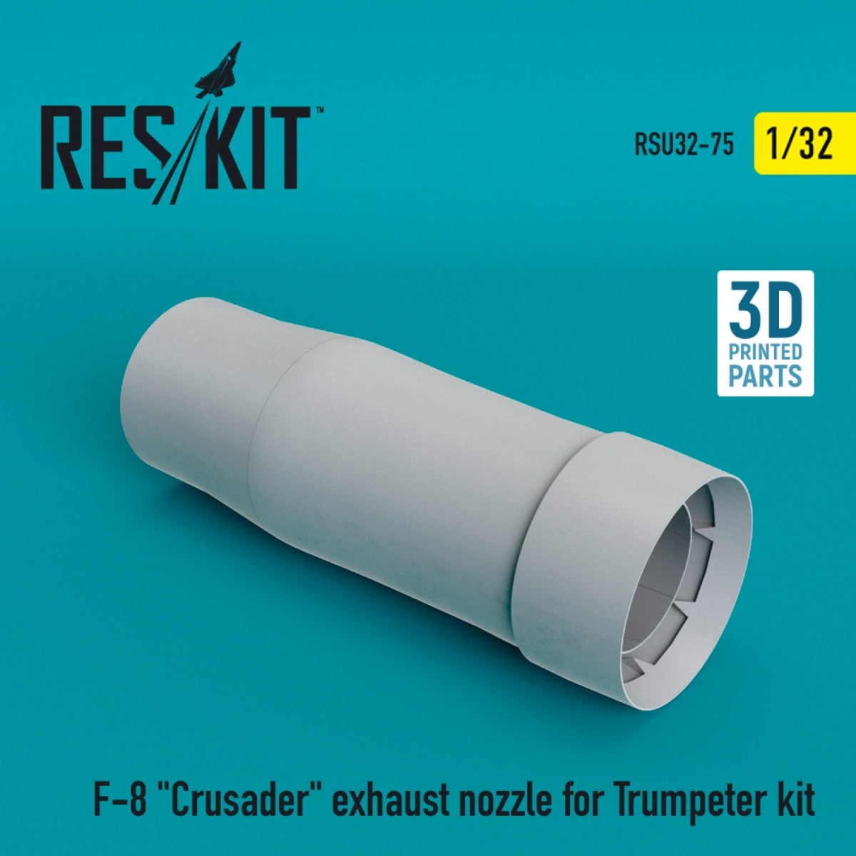 RESKIT RSU32-0075 F-8 "CRUSADER" EXHAUST NOZZLE FOR TRUMPETER KIT 1/32