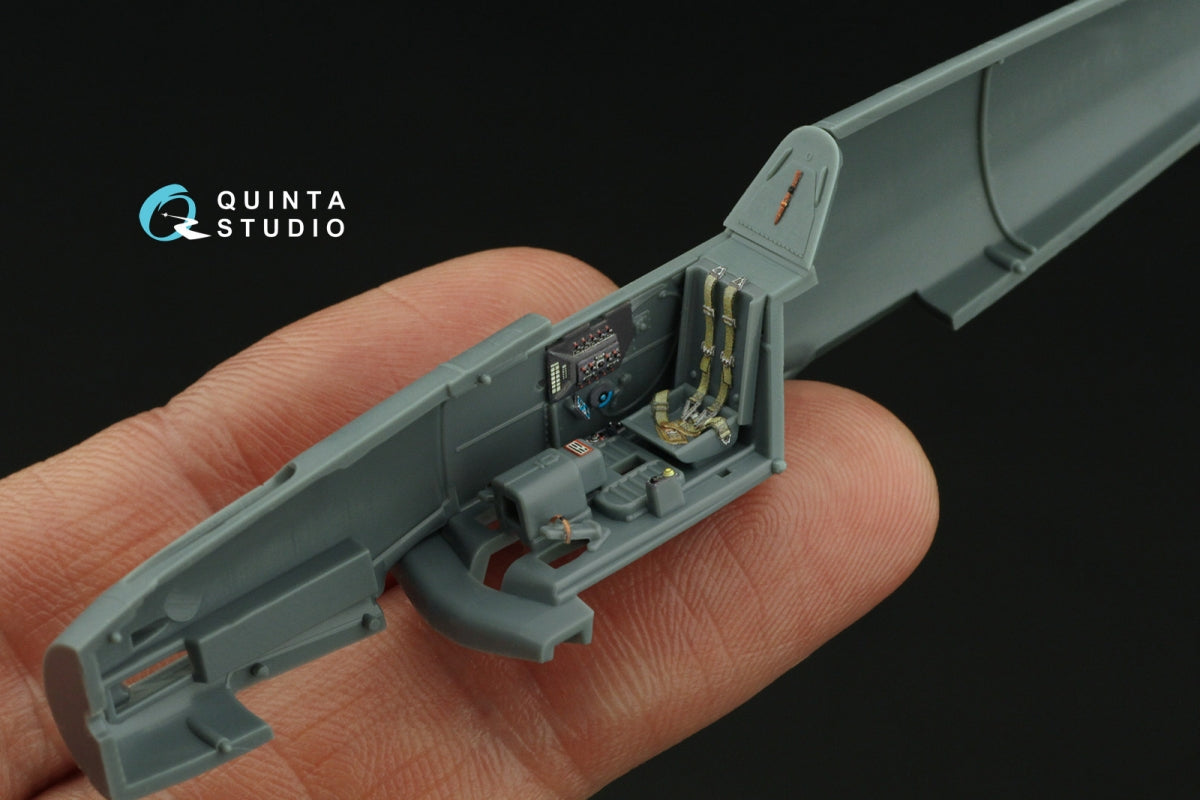Quinta Studio QD72169 Bf 109G 3D-Printed coloured Interior on decal paper (Eduard) 1/72 – immagine 8