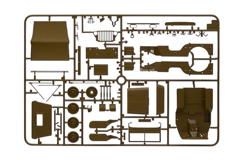 Italeri 6355 WILLYS JEEP 1/4 TON 4X4 ARMA DEI CARABINIERI 1/24 – immagine 5