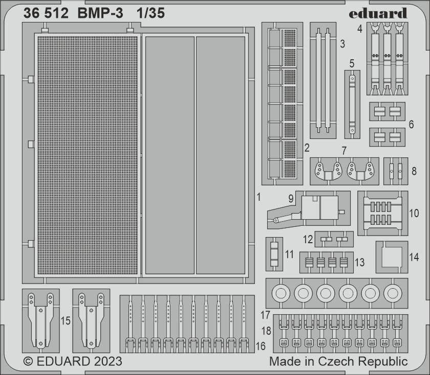 Eduard 36512 BMP-3 Zvezda 1/35