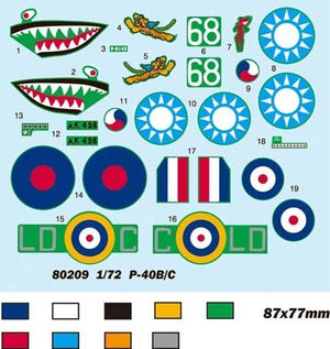 Hobby Boss 80209 P-40B/C &amp;quot;HAWK&amp;quot;-81A 1/72 – image 3