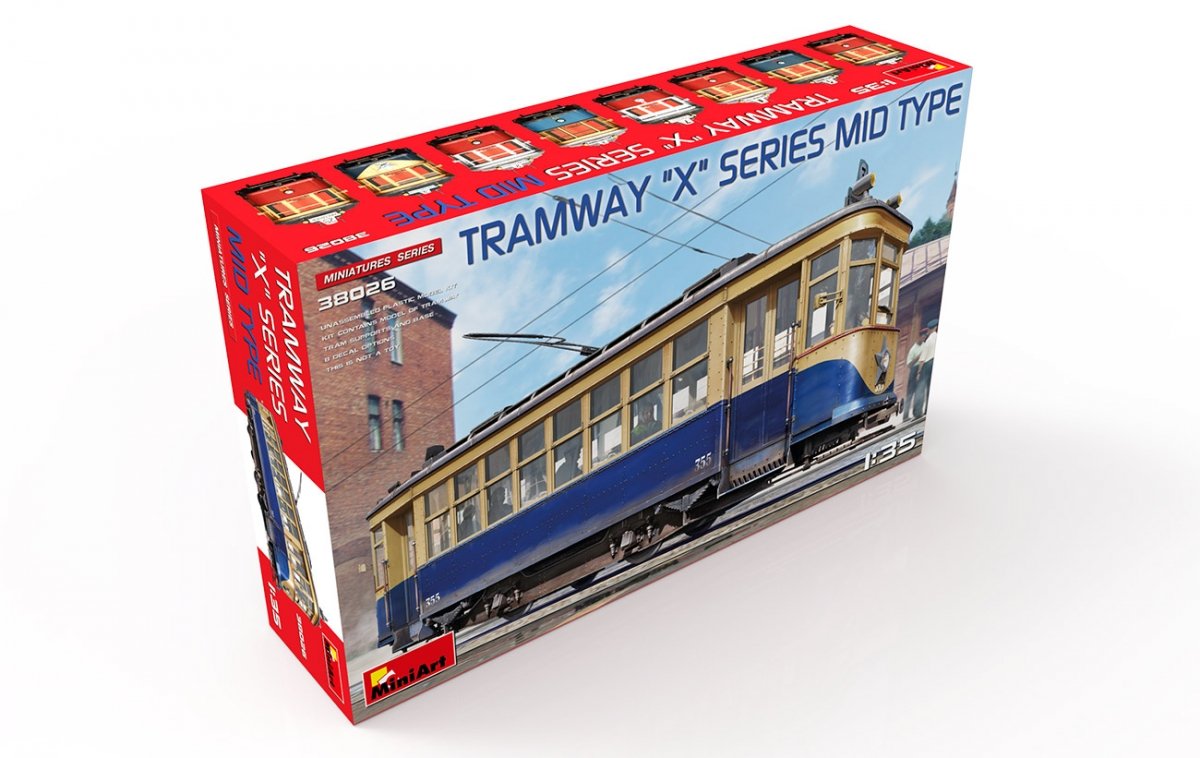 Miniart 38026 Tramway &amp;quot;X&amp;quot; Series 1/35 – imagen 2
