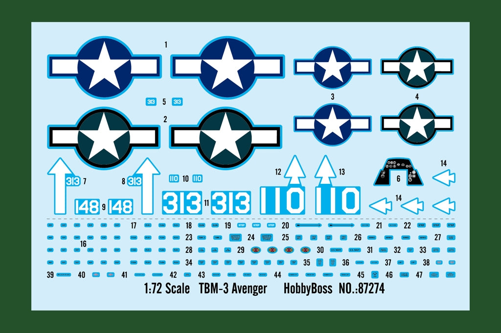 Hobby Boss 87274 TBM-3 Avenger 1/72 – imagen 4