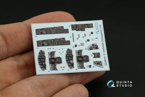Quinta Studio QD48151 F-104S-ASA 3D-Printed &amp;amp; coloured Interior on decal paper (Hasegawa) 1/48 – Bild 7