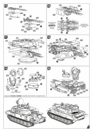 Armory Models 72443 ZSU-23-4V1 Shilka mod.1970 Soviet Modern AA SPG 1/72 – imagen 23