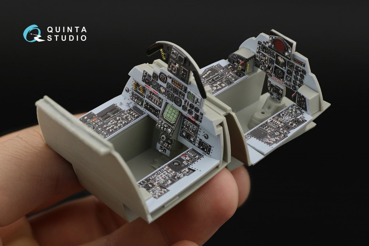Quinta Studio QD32039 F-4E 3D-Printed &amp;amp; coloured Interior on decal paper (Revell) 1/32 – imagen 6