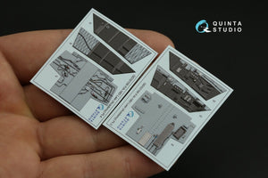 Quinta Studio QD32156 F/A-18D late 3D-Printed &amp;amp; coloured Interior on decal paper (Academy) 1/32 – immagine 7