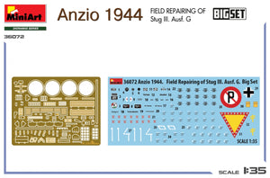 MiniArt 36072 Anzio 1944. Field Repairing of Stug III. Ausf. G. BIG SET 1/35 – imagen 10