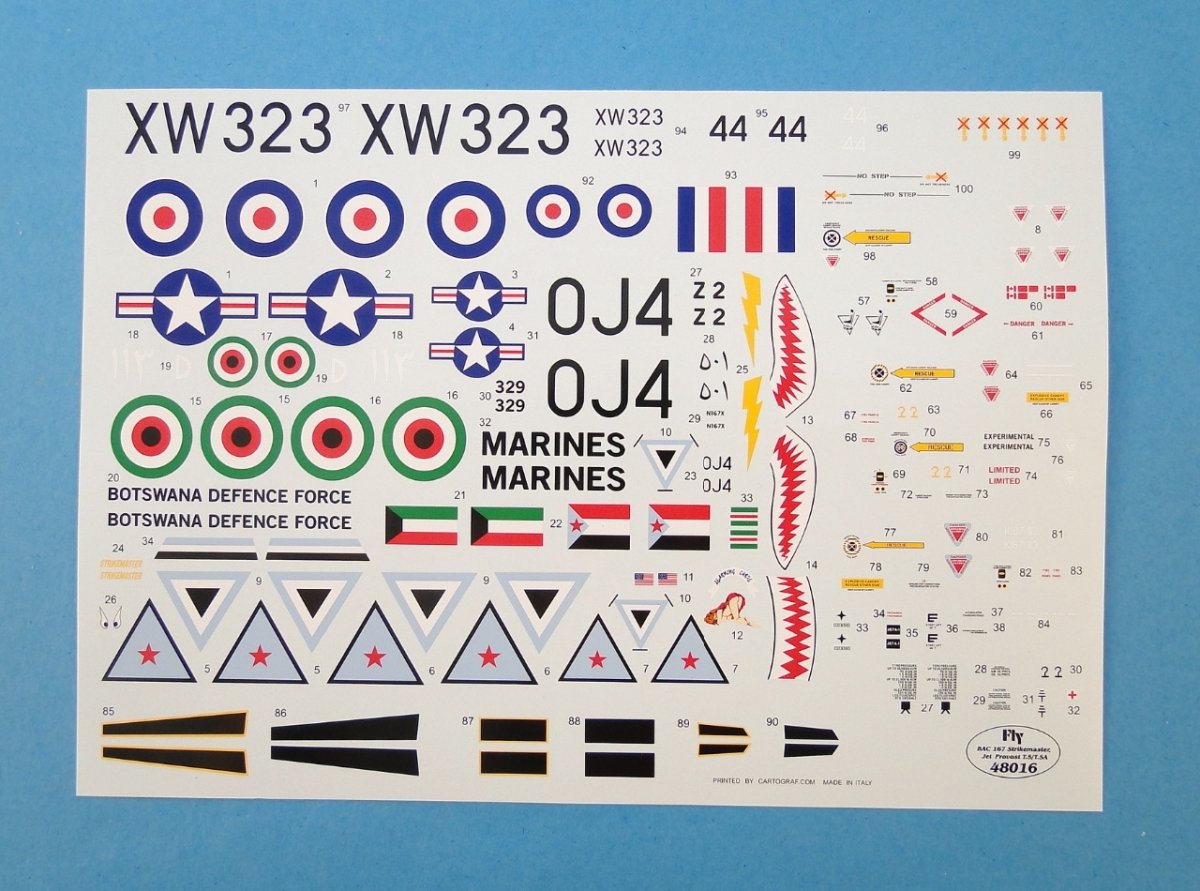Fly 48016 BAC 167 Strikemaster Jet Provost T.5/T.5A 1/48 – immagine 5