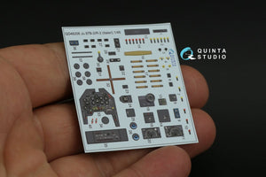 Quinta Studio QD48206 Ju 87B-2/R-2 3D-Printed &amp;amp; coloured Interior on decal paper ( Italeri ) 1/48 – imagen 8