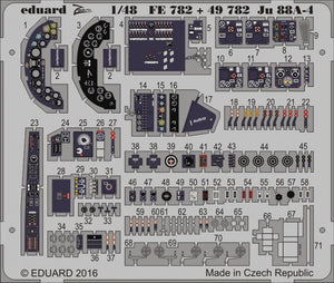 Eduard 49782 Ju 88A-4 interior ICM 1/48
