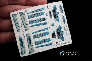 Quinta Studio QD48047 Su-30MKK 3D-Printed &amp;amp; coloured Interior on decal paper (for HobbyBoss kit) 1/48 – imagen 2