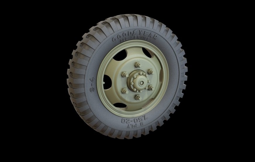 Panzer Art RE35-318 Jeu de roues Studebacker (Goodyear) 1/35