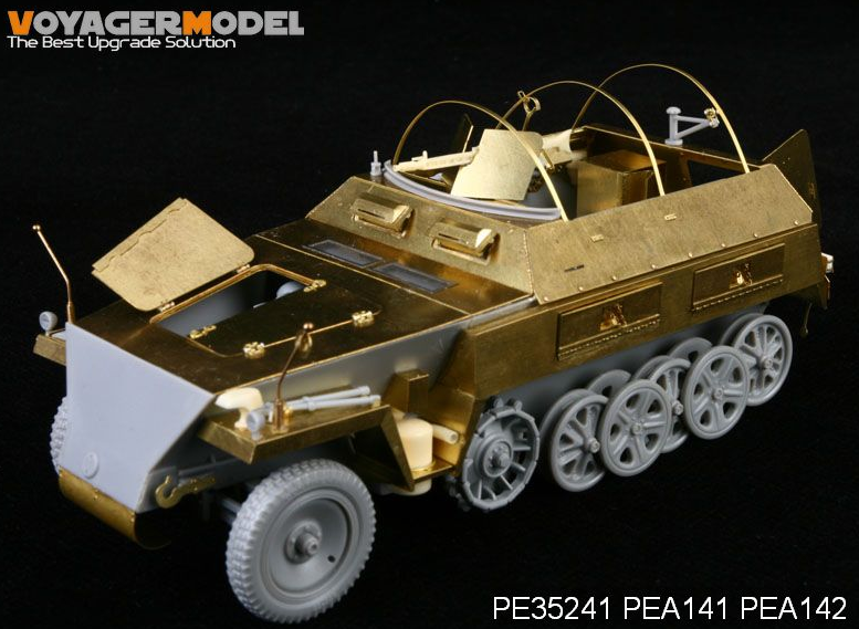 Voyager Model PEA142 WWII German Sd.Kfz.250 NEU Amour Plate (For DRAGON Kit) 1/35 – zdjęcie 6