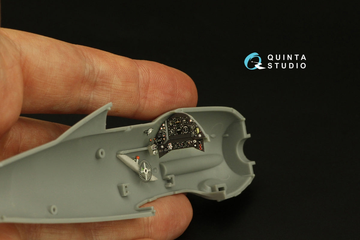 Quinta Studio QD48402 Gloster Gladiator MKII 3D-Printed &amp;amp; coloured Interior on decal paper (I Love Kit) 1/48 – imagen 7