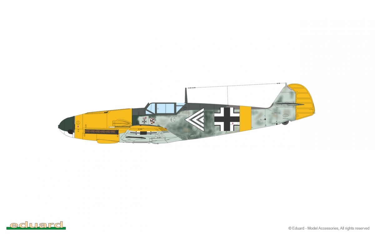 Eduard 70154 Bf 109F-2 ProfiPACK 1/72 – zdjęcie 5