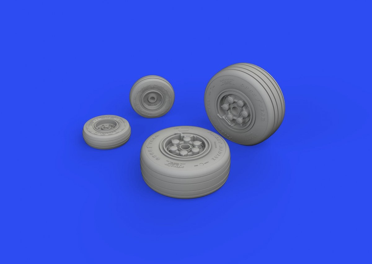 Eduard 632171 Tornado GR.4 wheels ITALERI 1/32 – zdjęcie 2