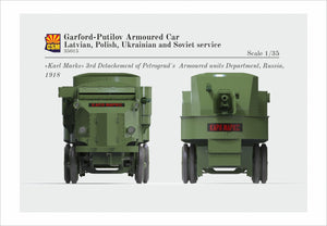Copper State Models 35015 Garford-Putilov Armoured Car, Latvian, Polish, Ukrainian, Soviet Service 1/35 – imagen 13
