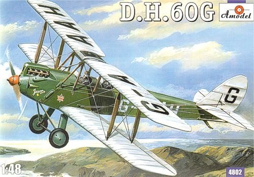 Maquette A-Model 04802 de Havilland DH.60G Moth 1/48