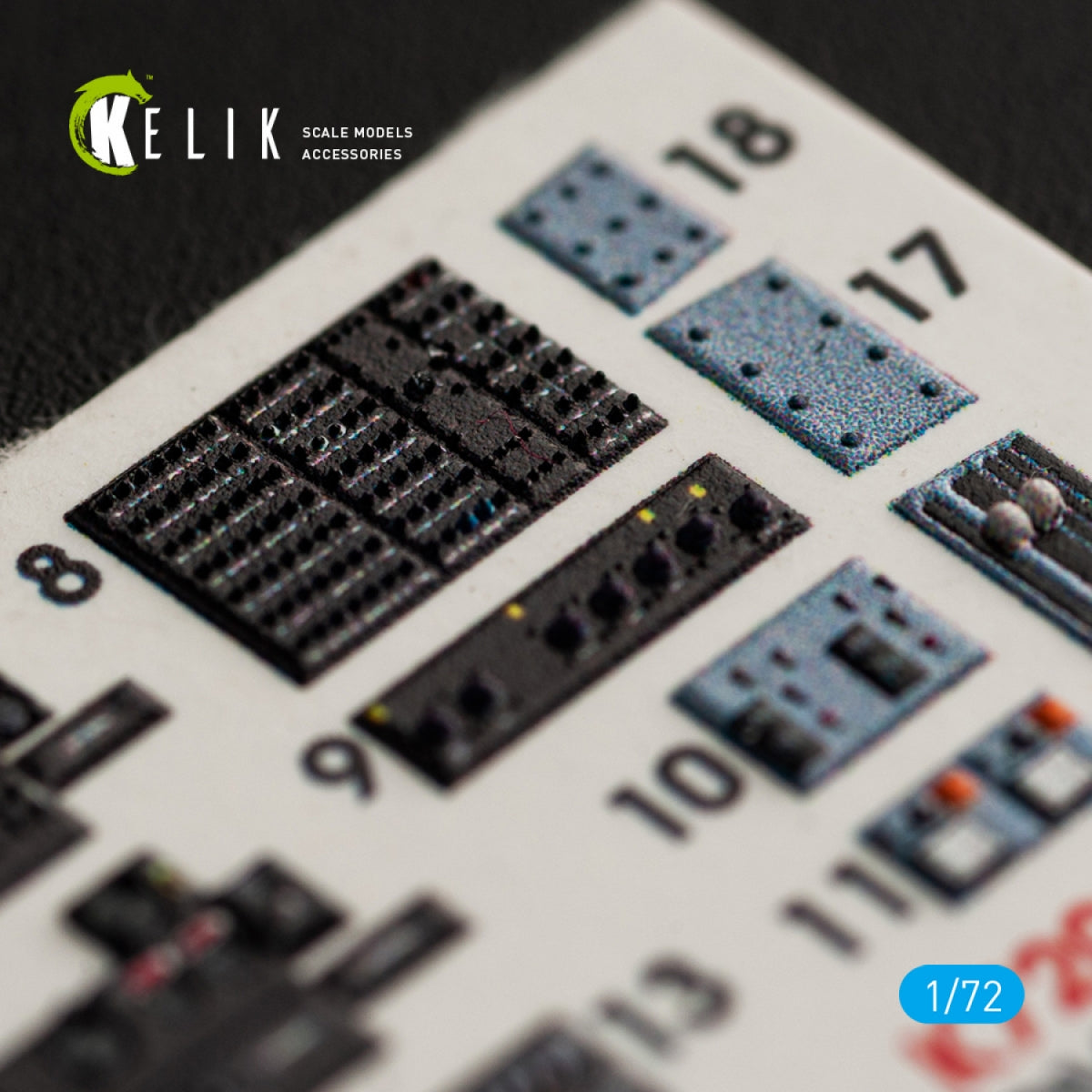 KELIK K72042 OV-10A &amp;quot;BRONCO&amp;quot; INTERIOR 3D DECALS FOR ICM KIT 1/72 – imagen 3