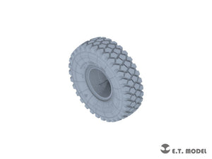 E.T. Model P35-126 Modern U.S. M1070 Truck Tractor Sagged Wheels for Hobby Boss kit 1/35 – immagine 3