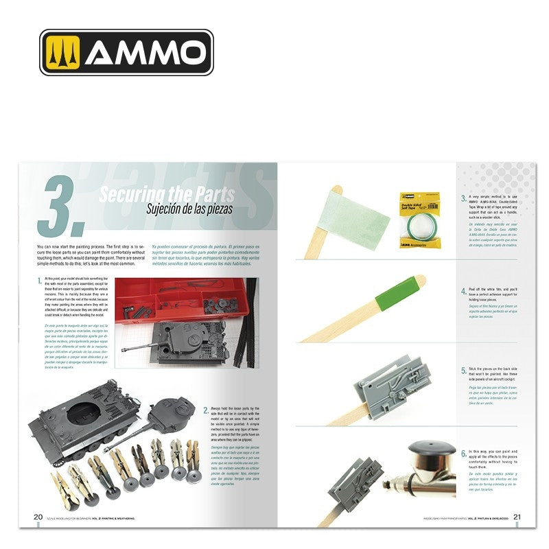 Ammo by Mig 6301 Scale Modeling for Beginners Vol. 2: Paint &amp;amp; Weathering (Bilingual) – immagine 3
