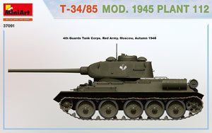 MiniArt 37091 T-34/85 Mod. 1945. Plant 112 1/35 – imagen 3