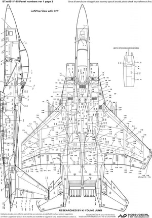 HobbyDecal ST32051V1 F-15 Panel numbers ver 1 1/32 – Bild 4