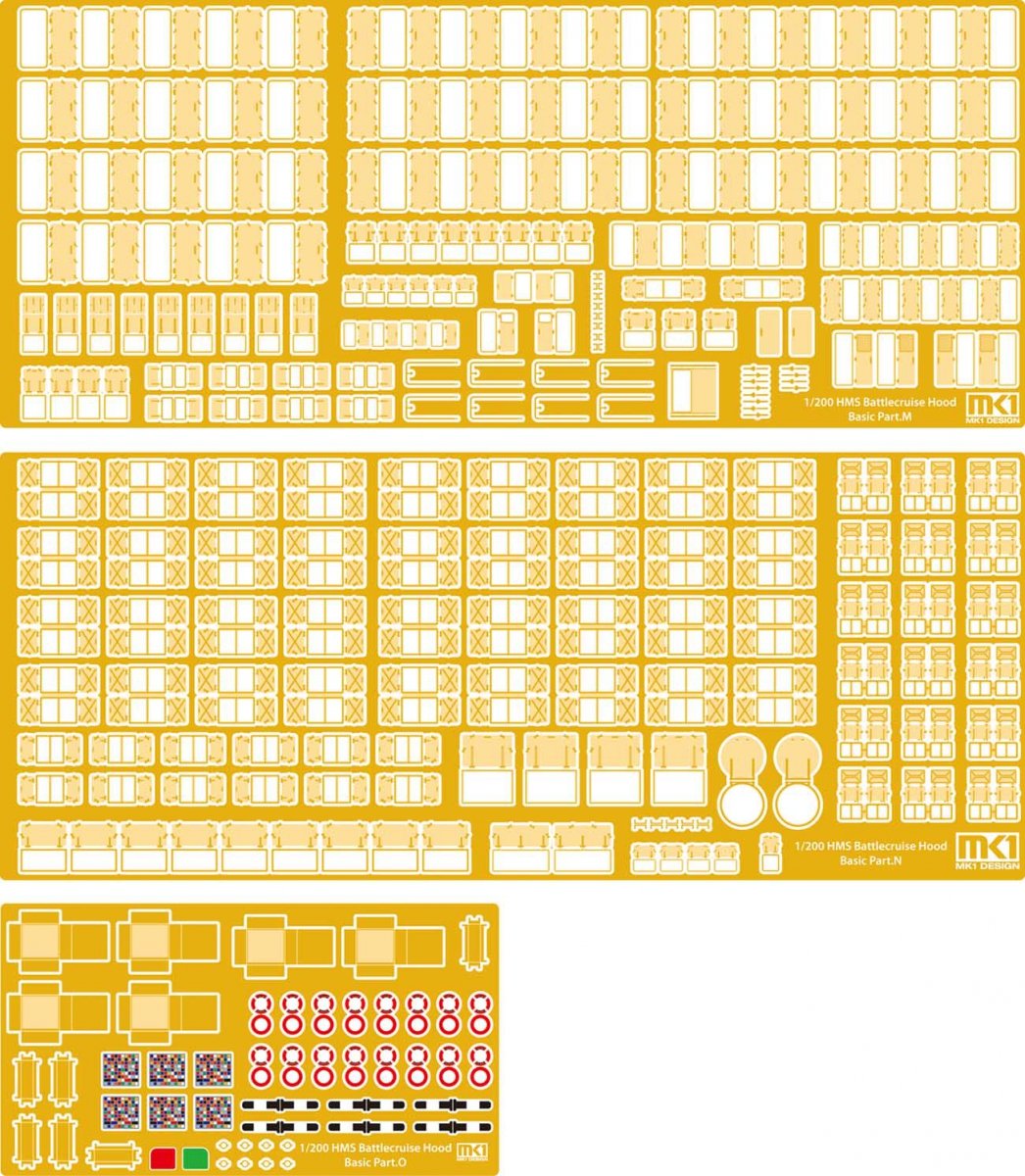MK1 Design MD-20015 HMS Hood DX Pack 1/200 – imagen 10