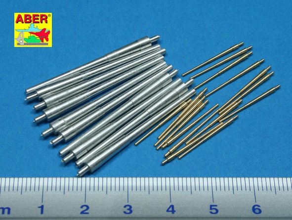 Aber 350L-48 Set of barrels 356mm x 10; 133mm x 16 for King George V, Prince of Wales 1/350 – image 2