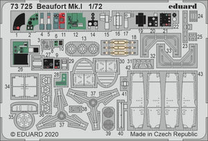 Eduard BIG72163 Beaufort Mk.I for AIRFIX 1/72 – imagen 4