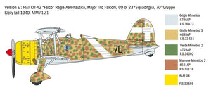 Italeri 2801 FIAT CR.42 Falco 1/48 – immagine 6